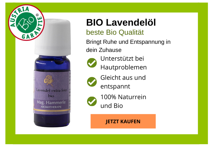 100-prozentig naturreines Lavendelöl kannst du beim Tiroler Kräuterhof kaufen