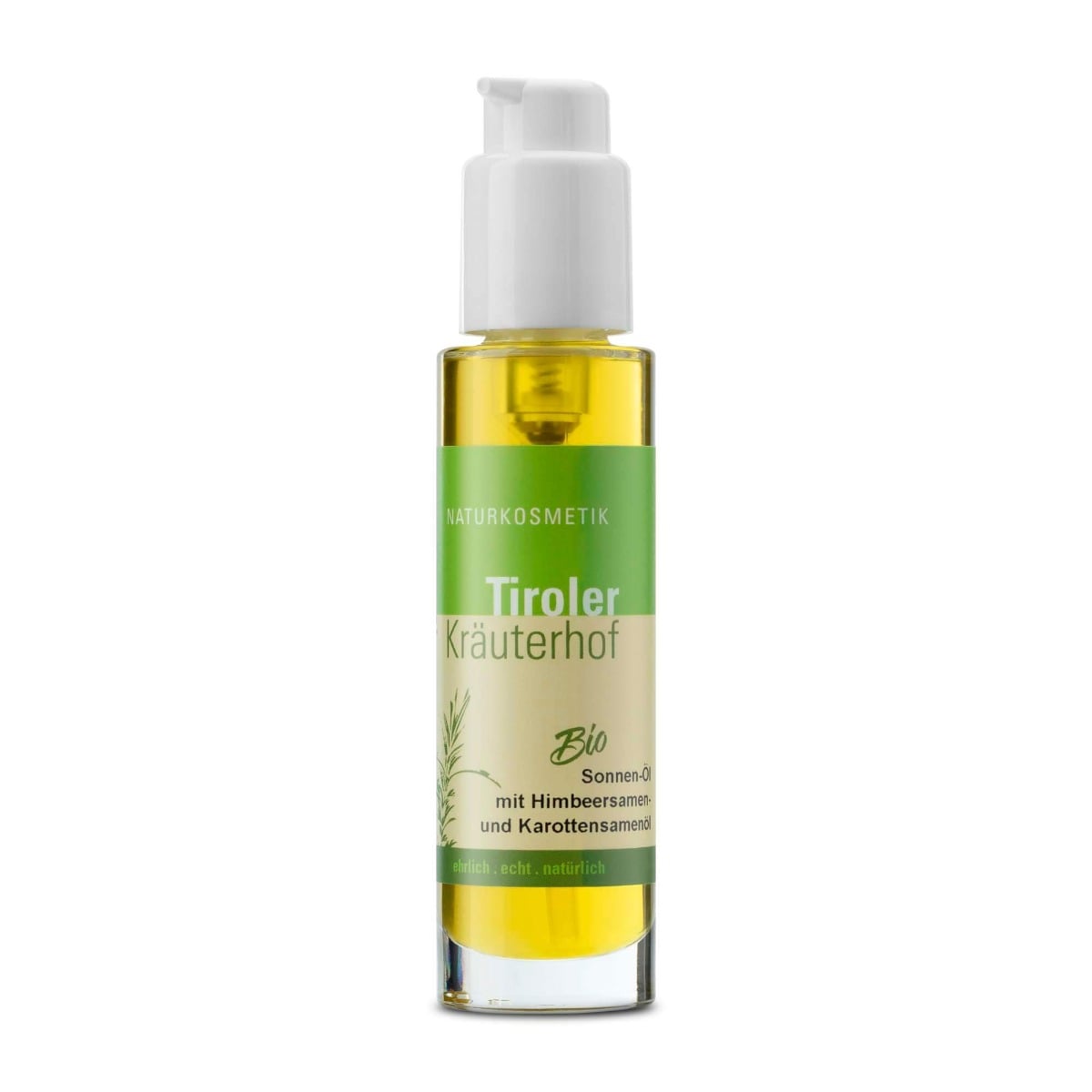 Tiroler-Kräuterhof - Bio-Sonnenöl mit Himbeersamen- und Karottensamenöl 50ml