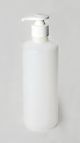 Rundflasche natur Pumpspender 500ml