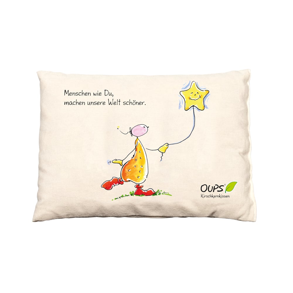 Kirschkernkissen Menschen wie Du, machen unsere Welt schöner.
