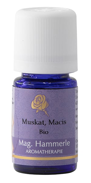 Tiroler-Kräuterhof - Muskat, Macis bio - Ätherisches Öl kaufen Muskatöl, Macis bio-5 ml