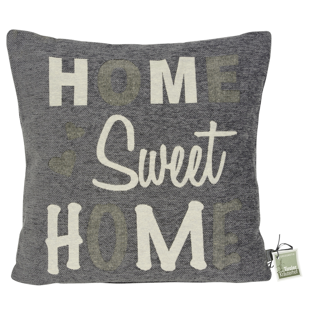 Zirbenkissen Home Sweet Home ♥ Premiumqualität ♥ Füllung 100% Tiroler Zirbenflocken