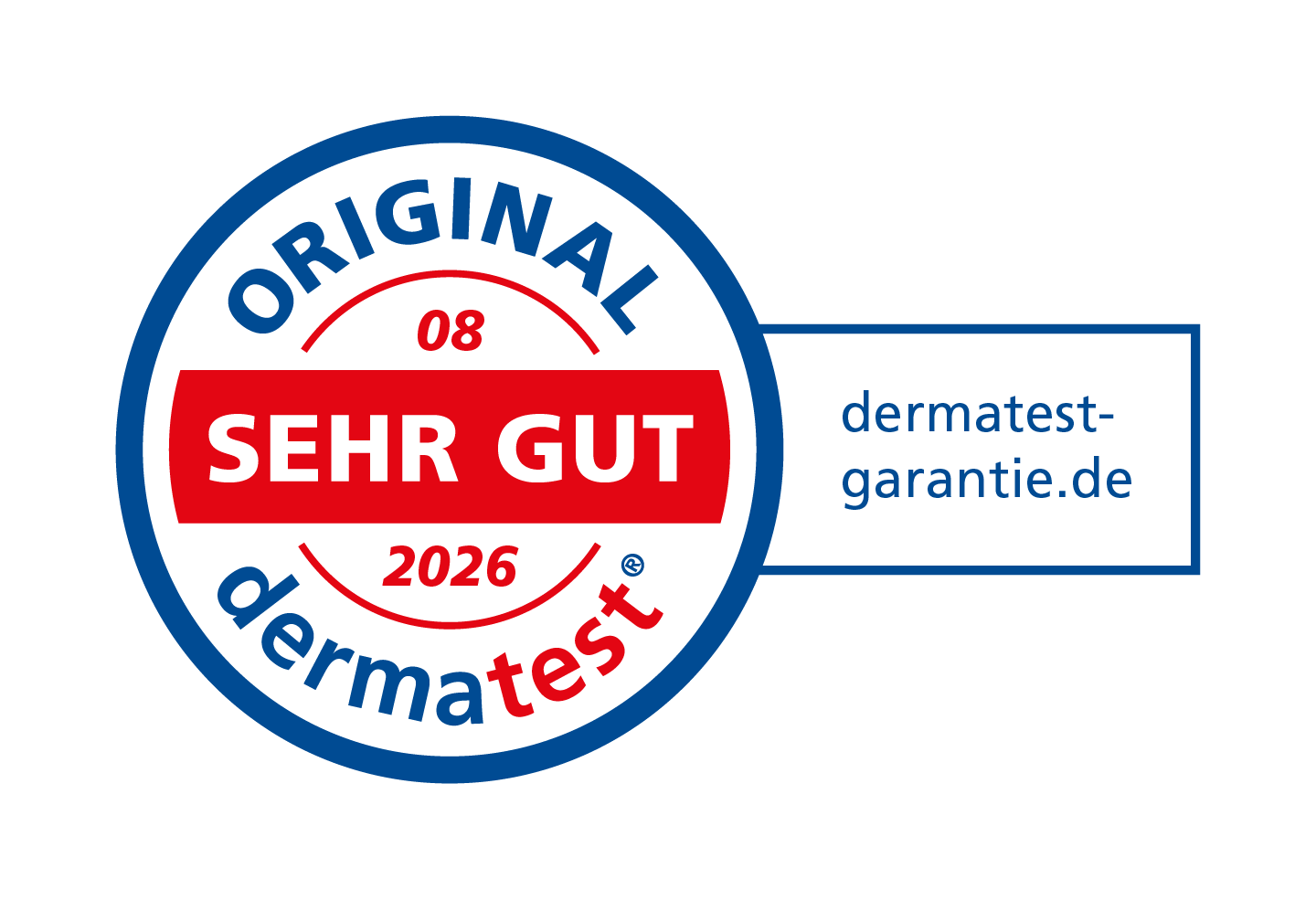 Dermatest-Siegel: Sehr gut, 2026